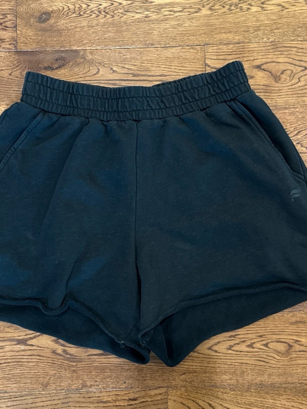 Fabletics Black Women's Athletic Elastic-Waist Shorts
